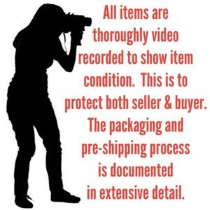 Warning! All sale transactions are recorded!  📹